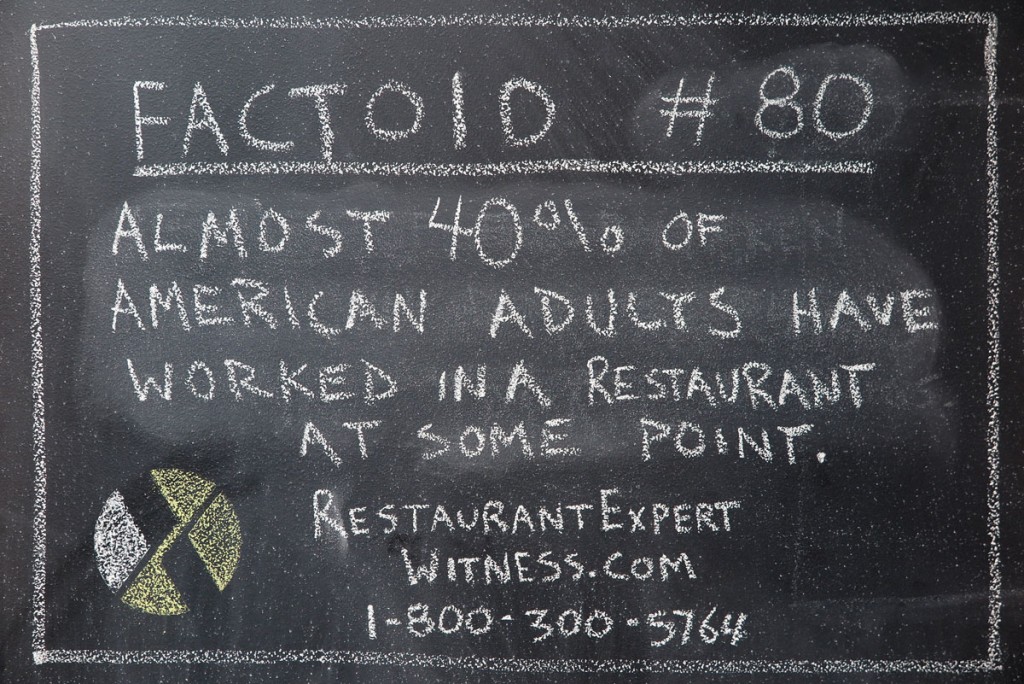 Just a Fact...Restaurant Expert Witness