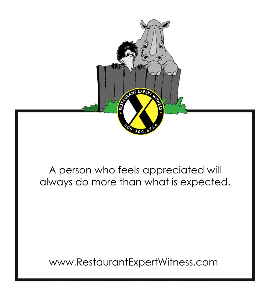 Restaurant Expert Witness