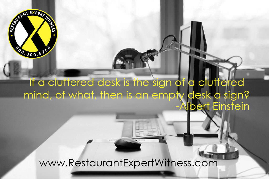 Keep your mind open to opportunities ... Restaurant Expert Witness